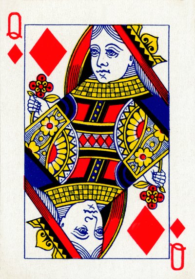 Goodall & Son Ltd. iskambil destesinden Queen of Diamonds, c1940 by Unbekannt