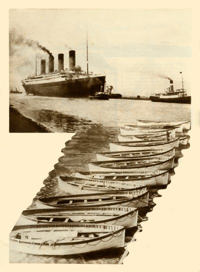 RMS Titanic ve cankurtaran botları, 1912, 1935. by Unbekannt