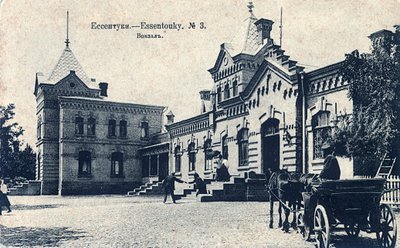 Tren İstasyonu Meydanı, Yessentuki, Rusya, 1900