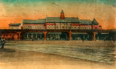 Tren İstasyonu, Yokohama, 20. yüzyıl by Unbekannt