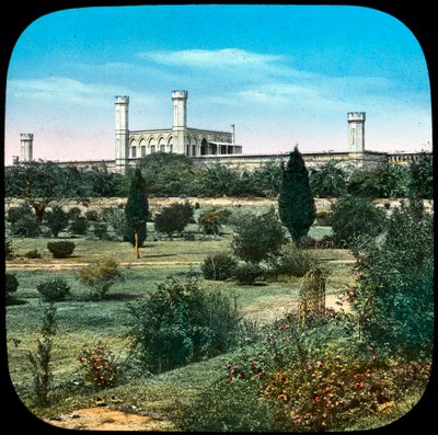 Queens Garden, Delhi, Hindistan, 19. yüzyılın sonları veya 20. yüzyılın başlarından tren istasyonu by Unbekannt