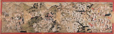 Raja Sansar Chand Kangra Kalesine Saldırıyor by Unbekannt Unbekannt