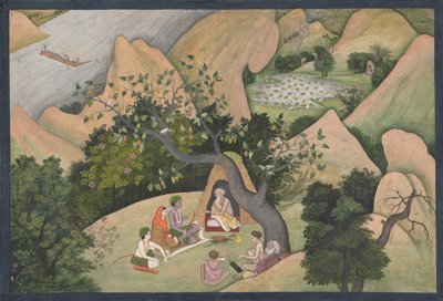 Rama, Sita ve Lakshmana, Bharadvaja İnziva Yeri