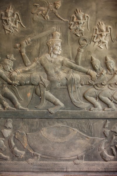 Ramayana heykeli, Siem Reap, Kamboçya by Unbekannt