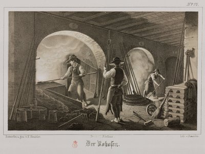 Hammadde İşleme, Metalurji Değerli metal dövme, Almanya, c 1851 by Unbekannt
