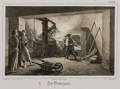 Hammadde İşleme, Metalurji Dökümhanesi, Almanya, c 1851 by Unbekannt