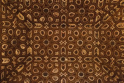Real Alcazar de Sevilla - tavan dekorasyonu Seville Espagne by Unbekannt
