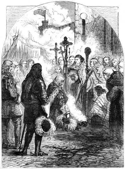 James II'nin Dublin'de resepsiyonu, c1689, 19. yüzyıl by Unbekannt