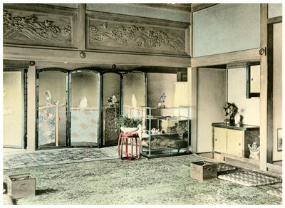 Bir Japon asilzade evinde resepsiyon odası, 1904 by Unbekannt