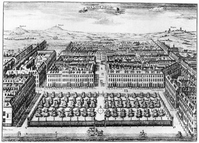 Red Lion Square, Londra, 18. yüzyıl 1907 by Unbekannt