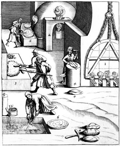 Macar işlemi kullanılarak bakırın rafine edilmesi, 1683 by Unbekannt