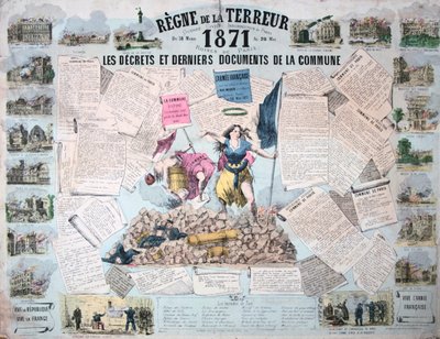 Terör Saltanatı, Paris Komünü, 1871 by Unbekannt