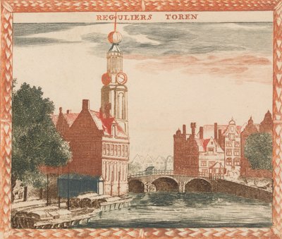 Reguliers Toren', içinde: Tooneel Der Hoofdste Nederlands Huizen, En Lust Hoven, To T Lev..., nd. by Unbekannt