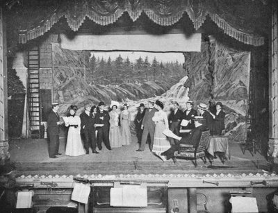 Sıradan bir elbise içinde bir oyunun provası, Londra, c1901 1901 by Unbekannt