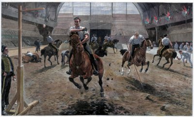 Tarım Salonunda Kraliyet Askeri Turnuvası için prova, Islington, Londra, 1886 by Unbekannt