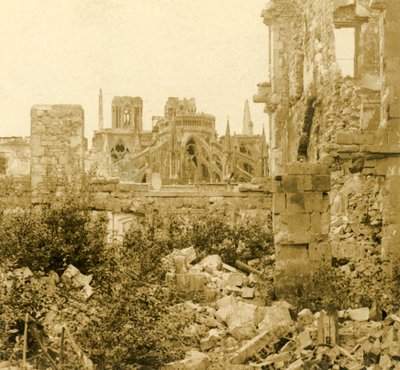 Reims Katedrali, Reims, kuzey Fransa, c1914-c1918 by Unbekannt