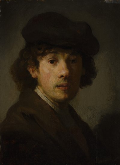 Bir Genç Adam olarak Rembrandt 1606-1669. by Unbekannt