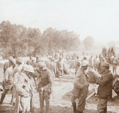 Dinlenme durağı, Genicourt, kuzey Fransa, c1914-c1918 by Unbekannt