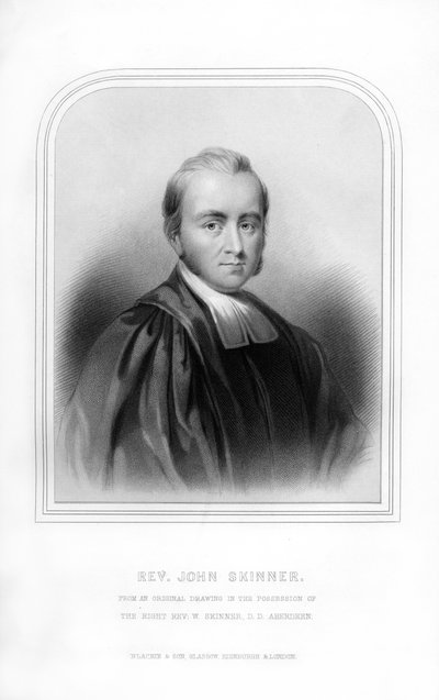 Rahip John Skinner, İskoç tarihçi ve söz yazarı, 1870 by Unbekannt