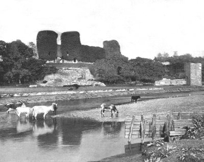 Rhuddlan Kalesi, Denbighshire, Galler, 1894. by Unbekannt