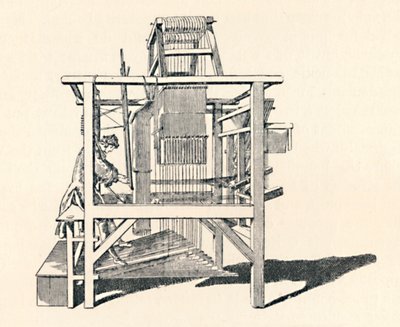 Tezgahında Kurdele Dokumacı, 1747, 1904 by Unbekannt