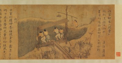 Pirinç Kültürü veya Ekim ve Biçme, 1353'ten Önce. by Unbekannt
