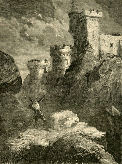 Richard I. Chaluz Kalesi Kuşatması'nda Yaralandı, 1199, 1890. by Unbekannt