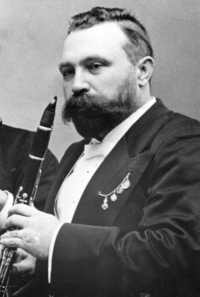 Richard Mühlfeld, Alman klarnetçi, 1890'lar by Unbekannt