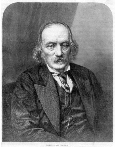 Richard Owen, İngiliz anatomist ve paleontolog, 1872 by Unbekannt