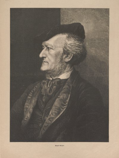 Richard Wagner, 1875. by Unbekannt