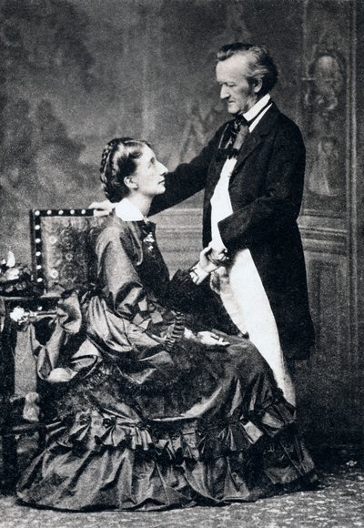 Richard ve Cosima Wagner, 19. yüzyılın sonlarında by Unbekannt