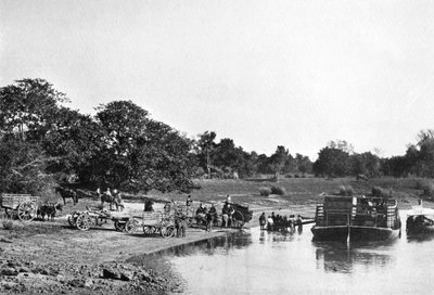 Nehir sahnesi, Rio Corrientes, Paraguay, 1911 by Unbekannt