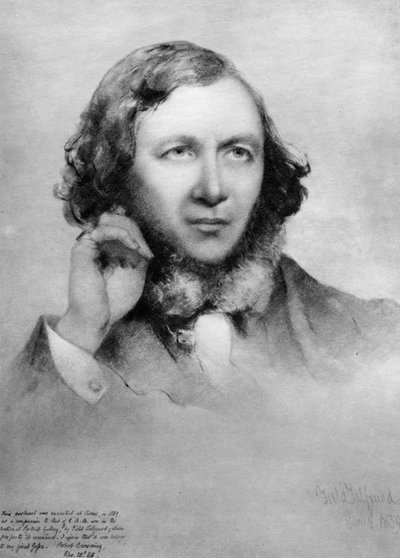 Robert Browning, İngiliz şair, 1859 by Unbekannt