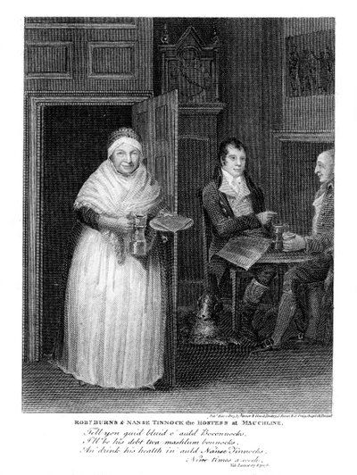 Robert Burns 1759-1796, İskoç şair, 1805 by Unbekannt