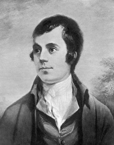 Robert Burns, İskoç şair, 19. yüzyıl by Unbekannt