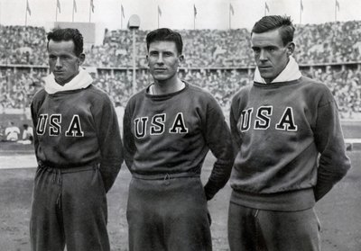 Robert Clark, Glenn Morris, John Parker, Amerikalı dekatletler, Berlin Olimpiyatları, 1936 by Unbekannt