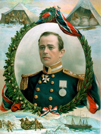 Robert Falcon Scott, İngiliz Antarktika kaşifi, 1914 by Unbekannt