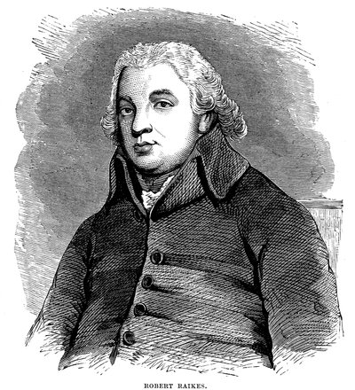 Robert Raikes, İngiliz hayırsever ve yayıncı, 1780 1880 by Unbekannt