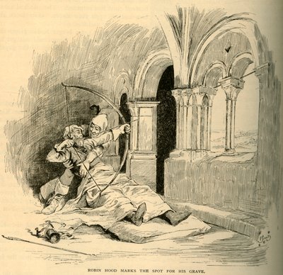 Robin Hood Mezarı İçin Noktayı İşaretler, 1883. by Unbekannt
