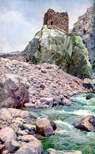 Kaya kalesi, Afgan sınırı, c1924 by Unbekannt