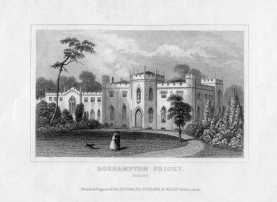 Roehampton Manastırı, Surrey, 19. yüzyılın ortaları by Unbekannt