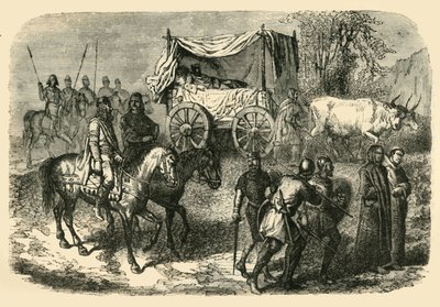 Merovenj Irkının Roi Faineant Kraliyet Sümüklüböceği, 7. yüzyıl, 1890. by Unbekannt