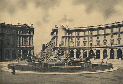 Roma - Esedra Meydanı ve Naiades Çeşmesi, 1910 by Unbekannt