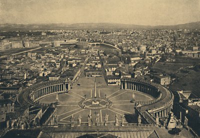 Roma - St. Peters kubbesinden panoramik manzara, 1910 by Unbekannt