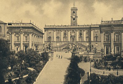 Roma - Capitol: Merkezde Senatörlerin Sarayı şimdi Belediye Binası, 1910. by Unbekannt