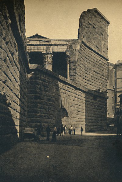 Roma - Augustus Forumu Duvarı, 1910 by Unbekannt