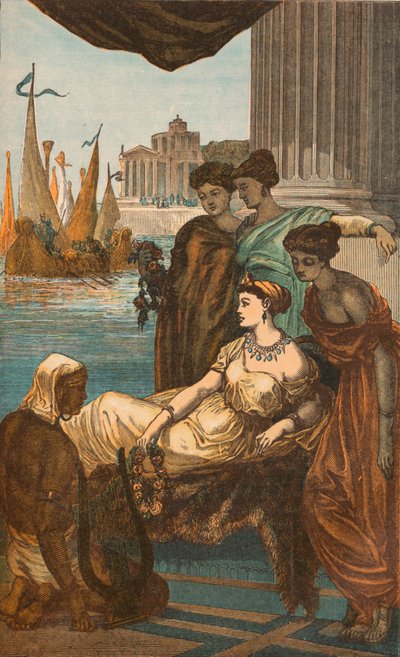 Romalı Leydi ve Köleler, c1910 by Unbekannt