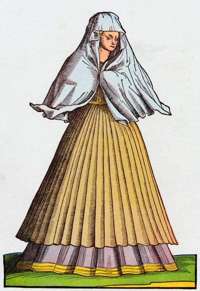 Roman fahişe veya fahişe sokak elbisesi, 16. yüzyıl by Unbekannt