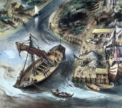 Roma gemisi ve kargosu, Londra, 1-3. yüzyıl by Unbekannt