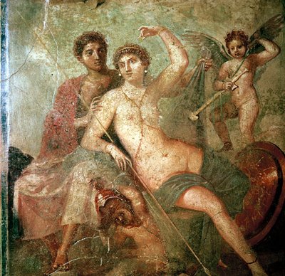 Aşk tanrısı, Venüs ve Mars, Pompeii, İtalya